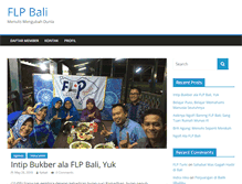 Tablet Screenshot of flpbali.org